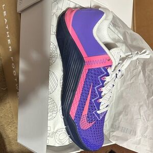 New Nike Women's Purple and Pink custom Metcon 6 Shoes